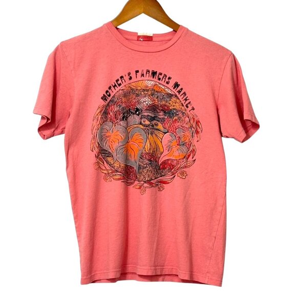 Mother The Rowdy T-Shirt Mother's Farmers Market Graphic Print Tee Boho Size M? - Picture 1 of 6